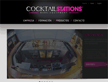 Tablet Screenshot of cocktailstations.com